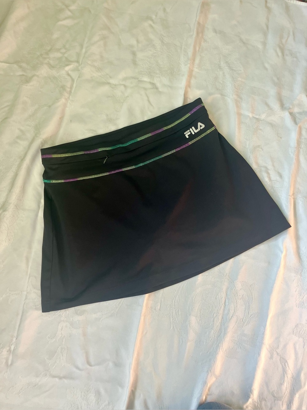 Fila Black Athletic Tennis Skort